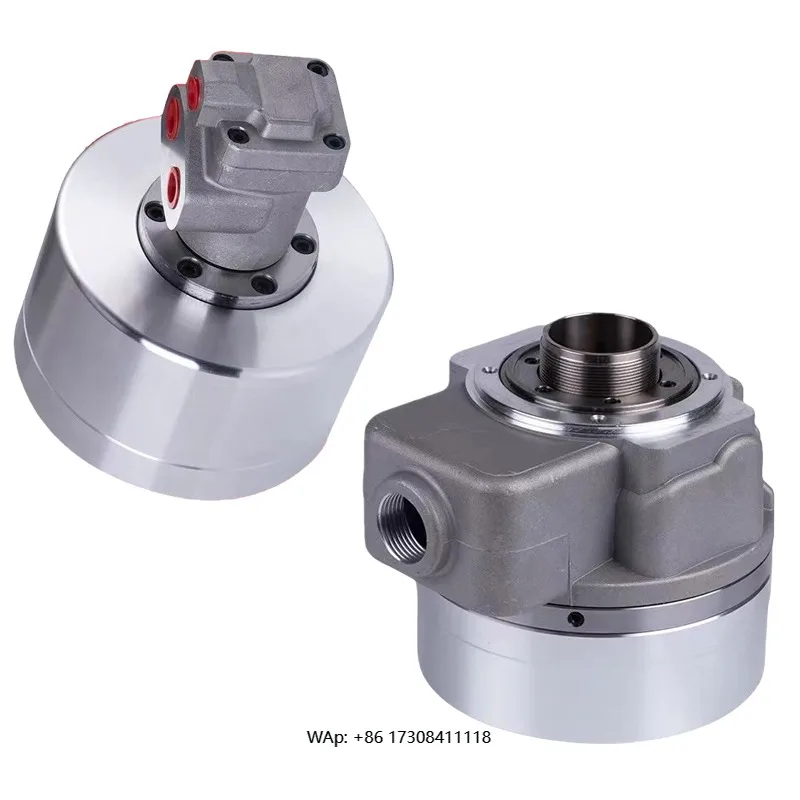Rotary Cylinder Ultra-Short Hollow TK646 TK852 TK428 Series Through Hole Short Type Chucking Rotating Hydraulic Cylinder
