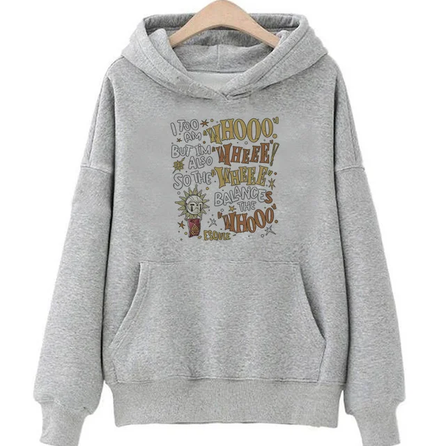 Sudadera con capucha de anime para mujer Esquie, ropa de mujer estilo y2k 2026, suéter cutecore estético.