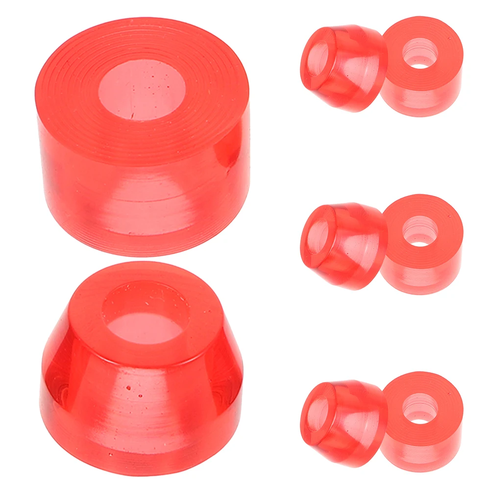 

8 Pcs Pad High Elastic PU Anti Vibration Bushings Skateboard Decks Pad Deck Guards Roller Skate Parts