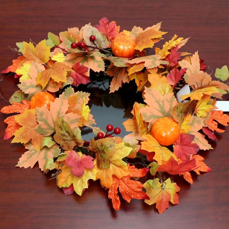 Couronne Thanksgiving pour d'entrée, fenêtre, fermes, intérieur extérieur