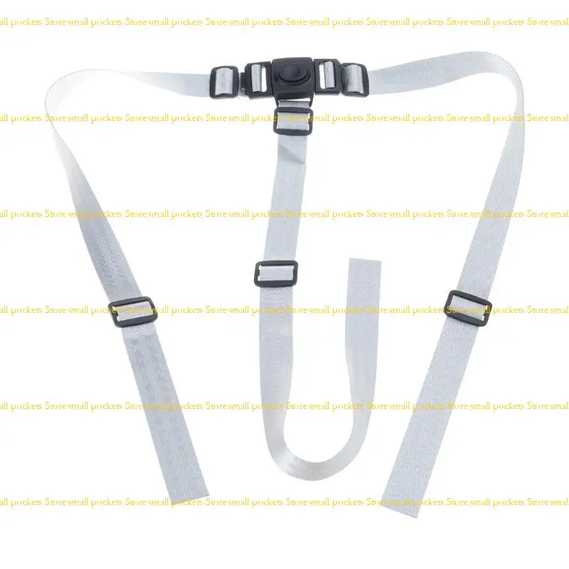 R1WD Comfortable 3 Point Child Safety Harness for Infant High Chair and Stroller Use