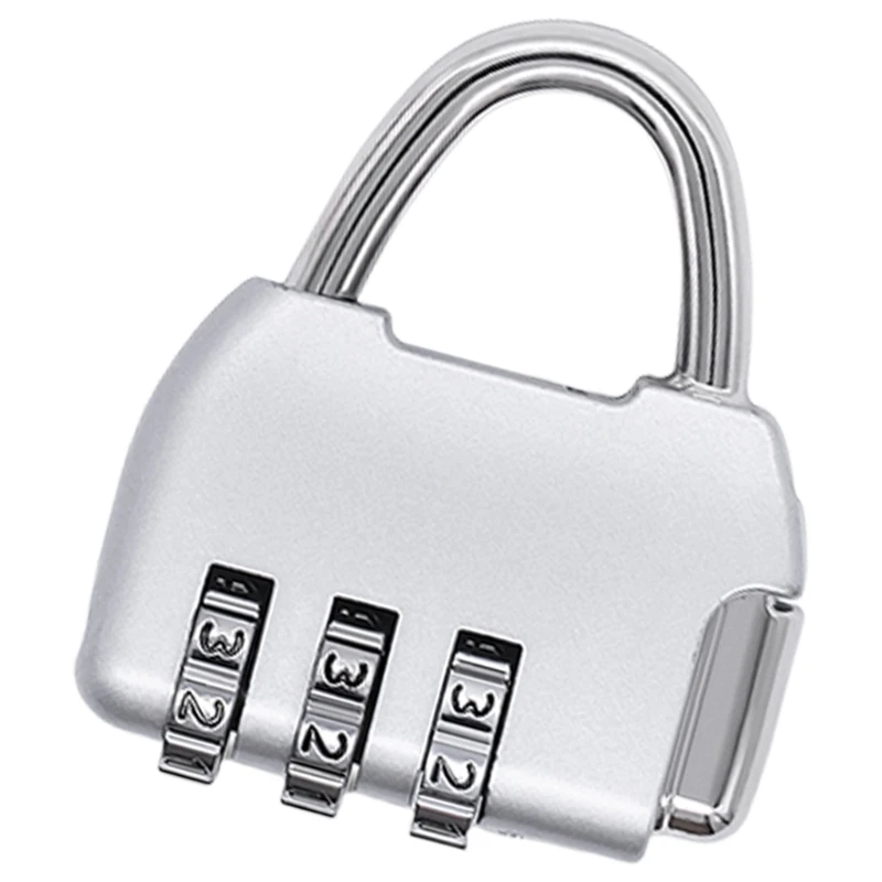 E74B Secure Small Lock for Travel Bags and Suitcases Scratch Resistant Functional Student Bag Lock Travel Security