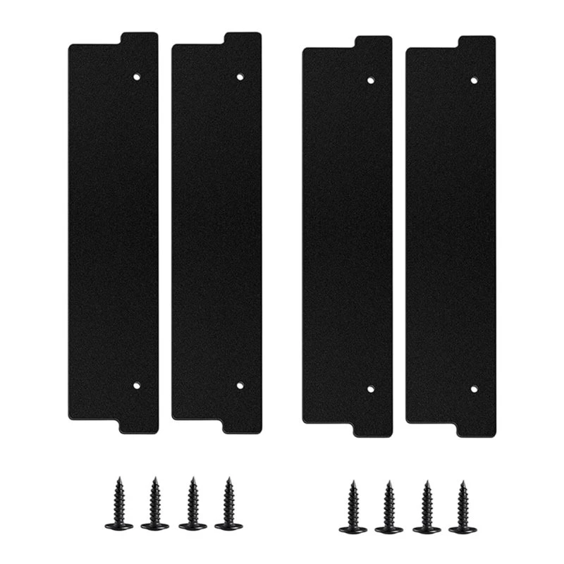 A25I-Bathroom Stall Replacement Parts, Black For Public Bathroom Stall, Restroom Partition Filler, Stall Privacy Strip Cover