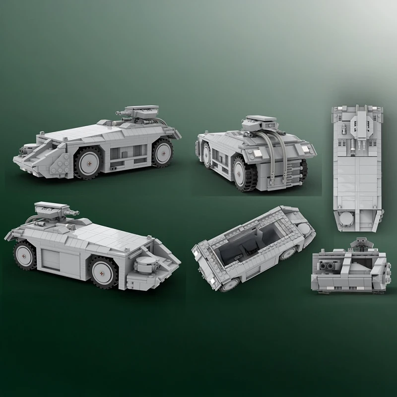 

NEW 670PCS aliens Movie MOC M577 APC transport model DIY creative ideas child assembly toy birthday Gift brick Blocks