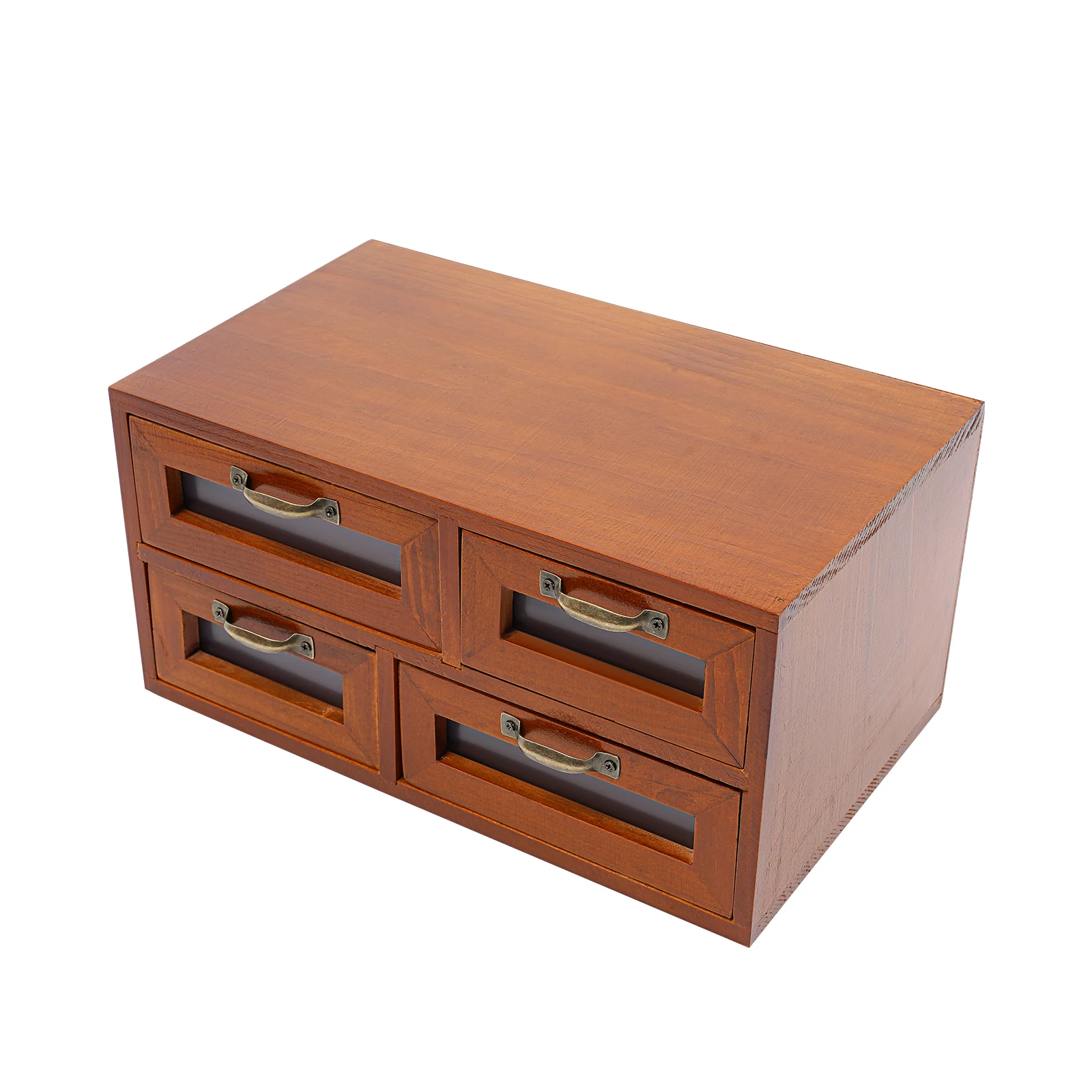 

16-Drawer Apothecary Cabinet, Wooden Desk Organizer for Small Items, Ideal for Home or Office