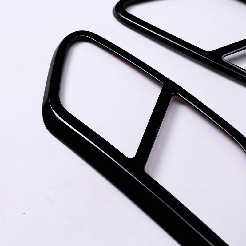 tail throat decorative frame black for Volvo xc60 xc90 s60 v60 s90 v90CC v60cc xc40 Chrome decoration