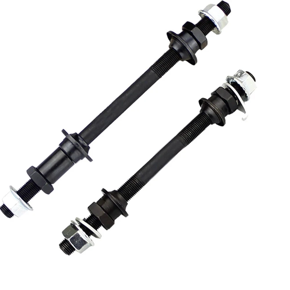 

BMX Mountain Bike Front Rear Axle MTB Front Back Axles Bike Solid Shaft Bike Spindle Bicycle Wheel Hub Axle