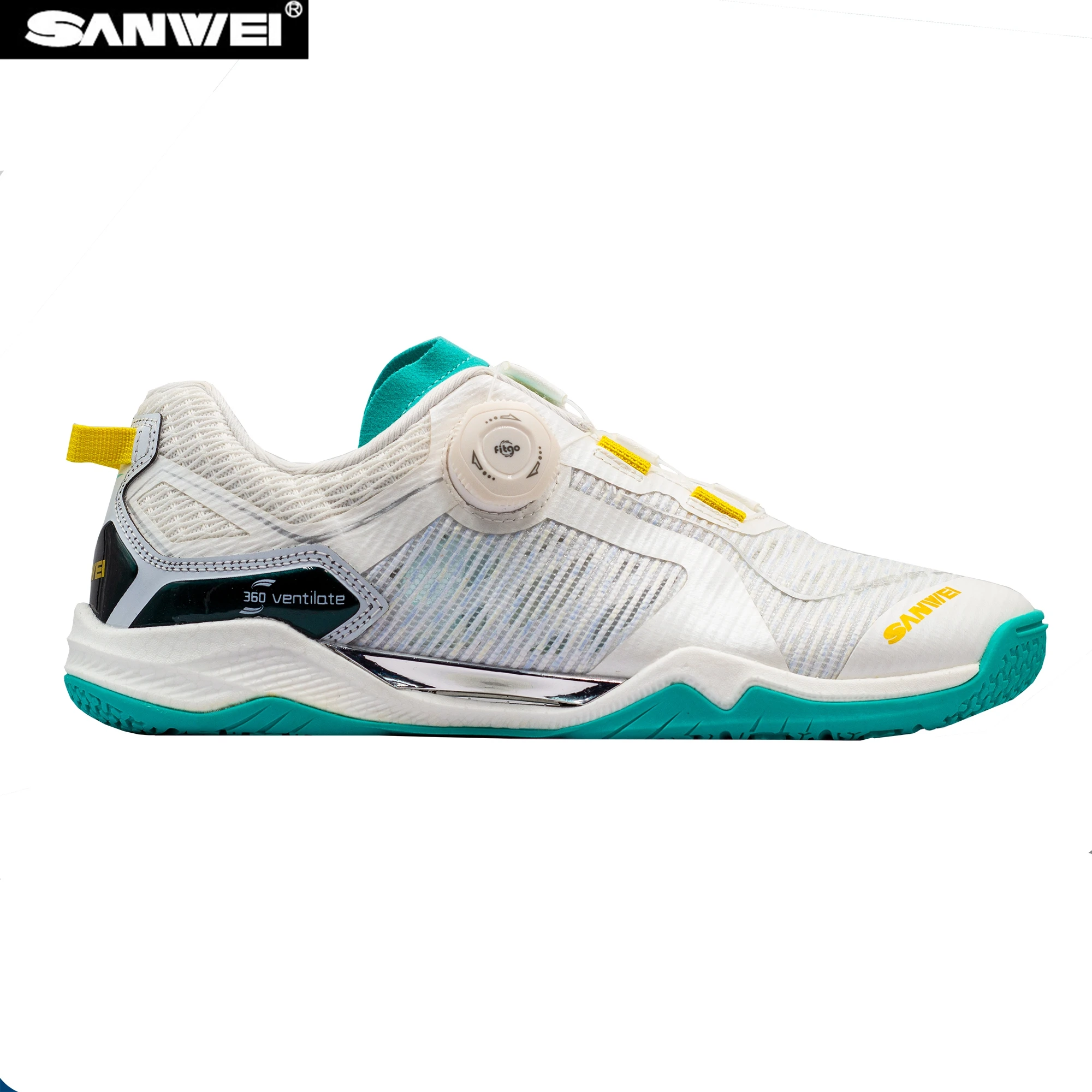 

SANWEI AquaPulse Table Tennis Shoes for Men And Women Breathable Mesh Running Shoes with Rubber Outsole