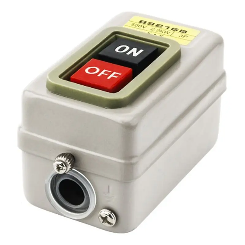 

ABKI-BS216B 3P 380V Motor Control Push Button Switch On Off Car Modification Button Switch
