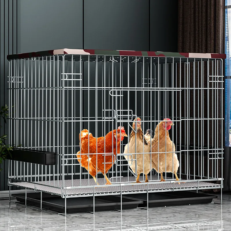 

Chicken cage Large bold chicken cage Household indoor and outdoor chicken cage Chicken nest Chicken coop Duck cage folding