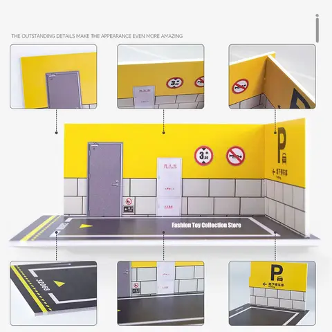 Simuleringsblommor Gräskluster Modell Miniatyrväxtmaterial för sandbord/trädgårdsscenlayout Diorama-kit 32 st/ask 10 best sales diorama parkeringsplats - №4