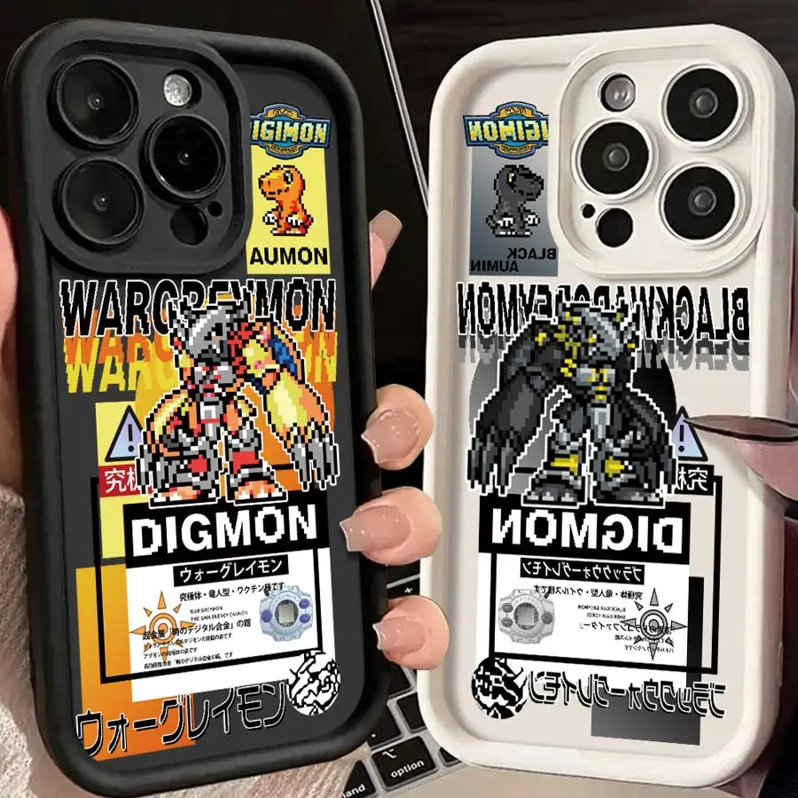 

Digimon Adventure Cool TPU Soft Case for iPhone 15Pro 16 Pro Max 14 15 Plus 13Pro 16e 11 14+ 12 13 16+