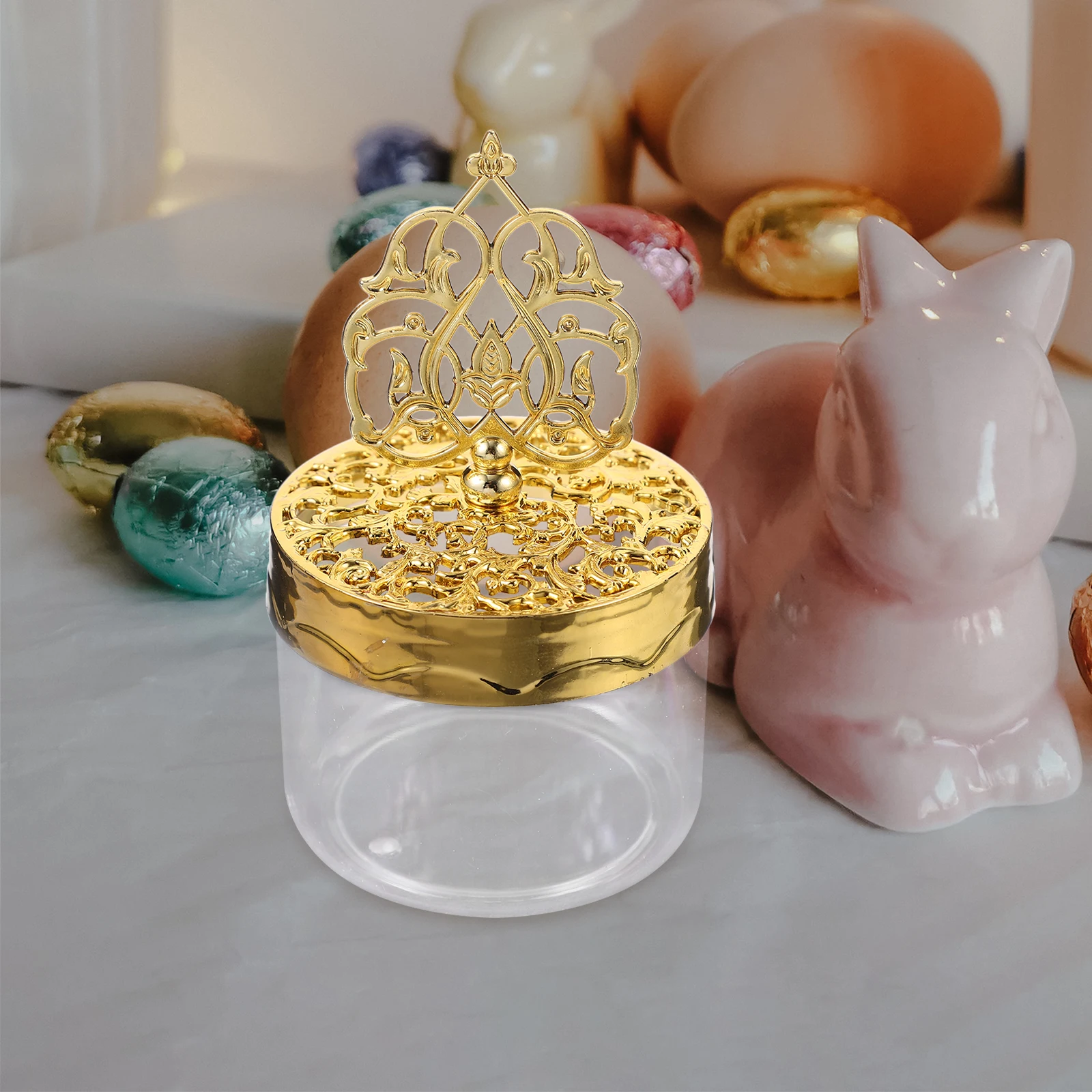 

12 Pcs Candy Box Transparent European Style Decorative Clear Plastic Containers Snacks Packing Bridesmaid Gifts Storage