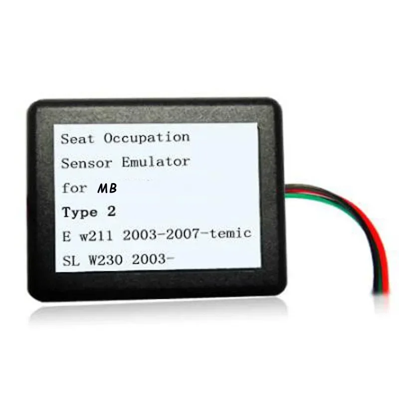 Type2 Seat Occupancy Occupation Sensor SRS Emulator for Mercedes for MB Type 2 for E W211 SL W230 SLK W171