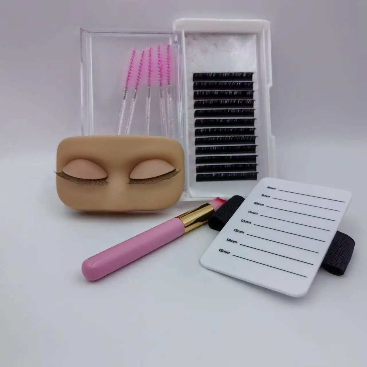 

Portable Handheld Eyelash Practice Kit Latest in Beauty Tools for Beginners And Professionals