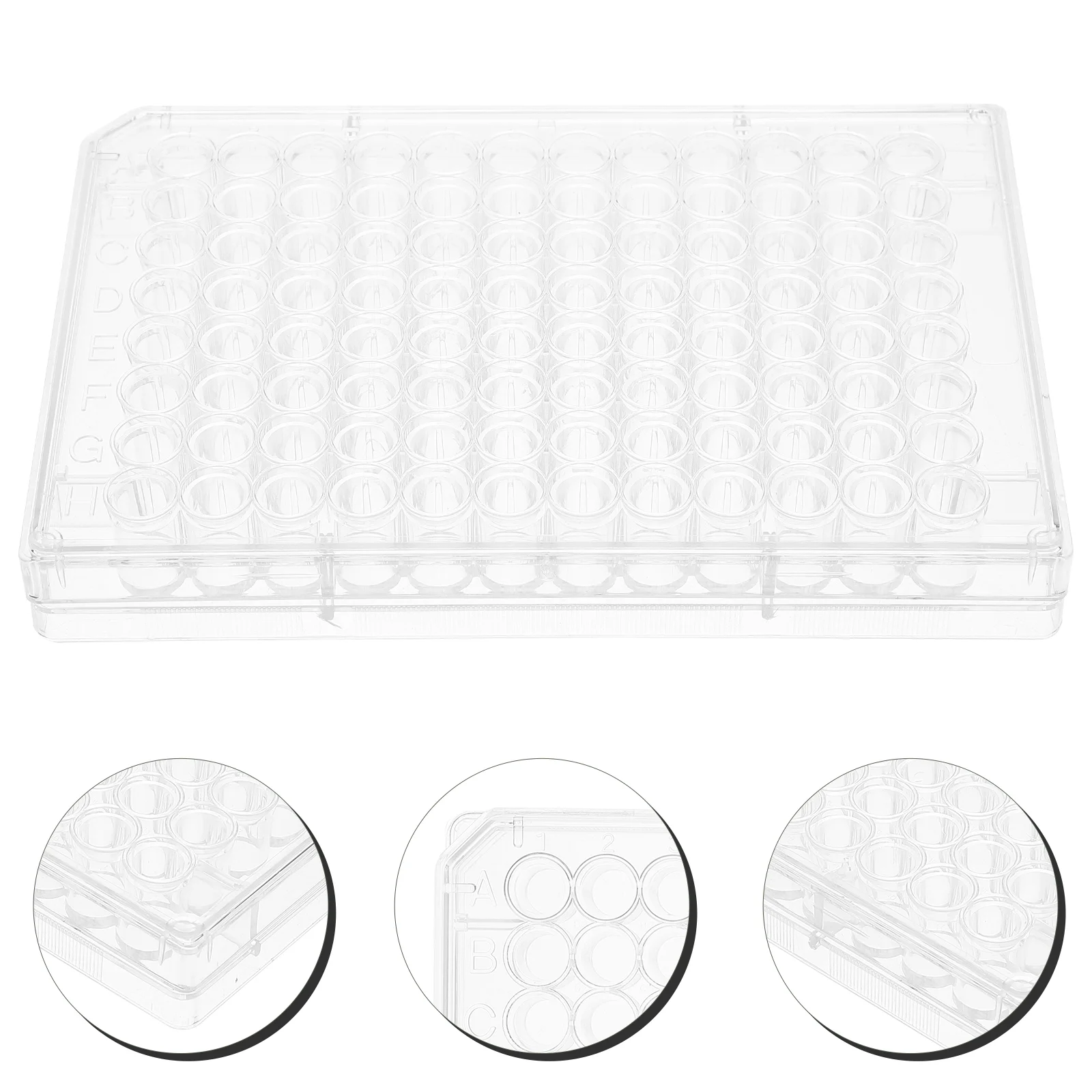 

Bacterial Culture Plate Lids Lab Flat Tissue for Laboratory with Cell Equipment Round Bottom
