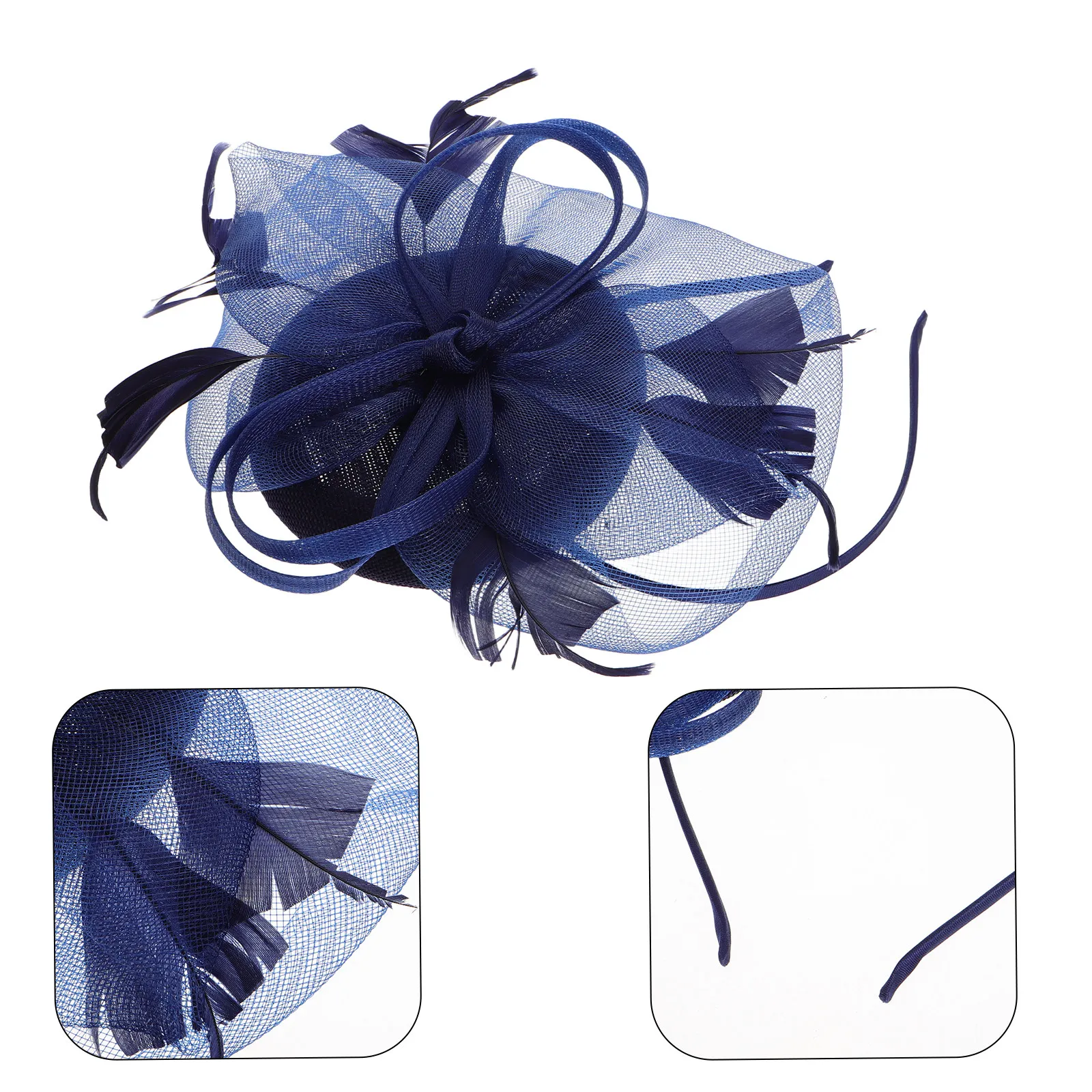 

Women Fascinator Headband Hat Gauze Tea Party Wedding Banquet Anniversary Cosplay Performance Elegant Lightweight Comfortable