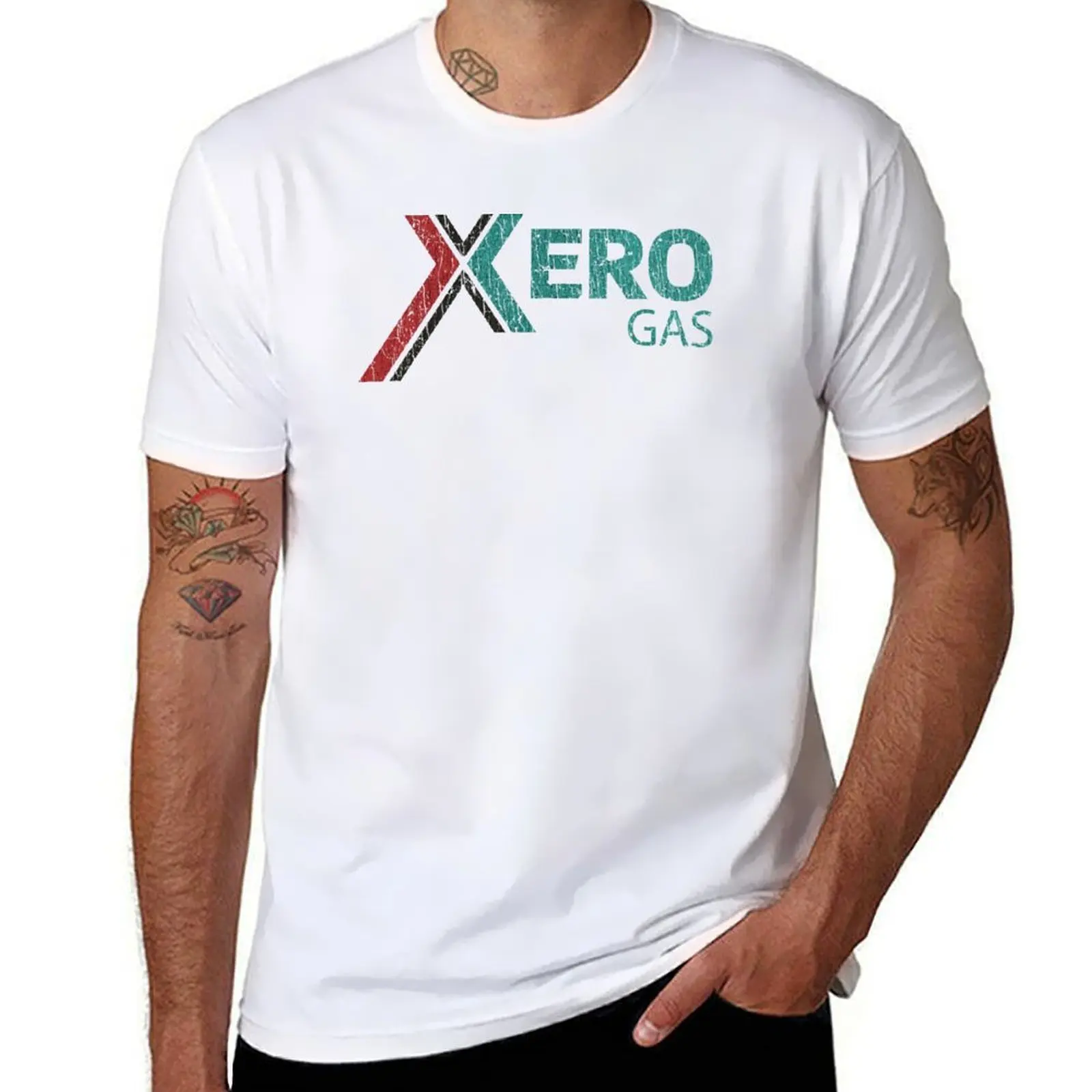 Футболка Xero Gas 2008, мужские футболки с рисунком, мужские футболки с принтом Футболка Xero Gas 2008, мужские футболки с рисунком, мужские футболки с принтом