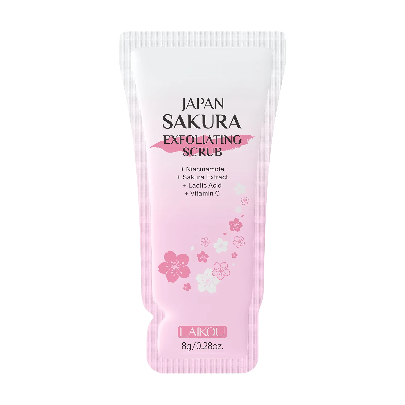 

LAIKOU Cherry Blossom Scrub 8g Soft Skin Cleaning Softening Clean Products Travel Clothes Moisturizing Exfoliating Moisturizing