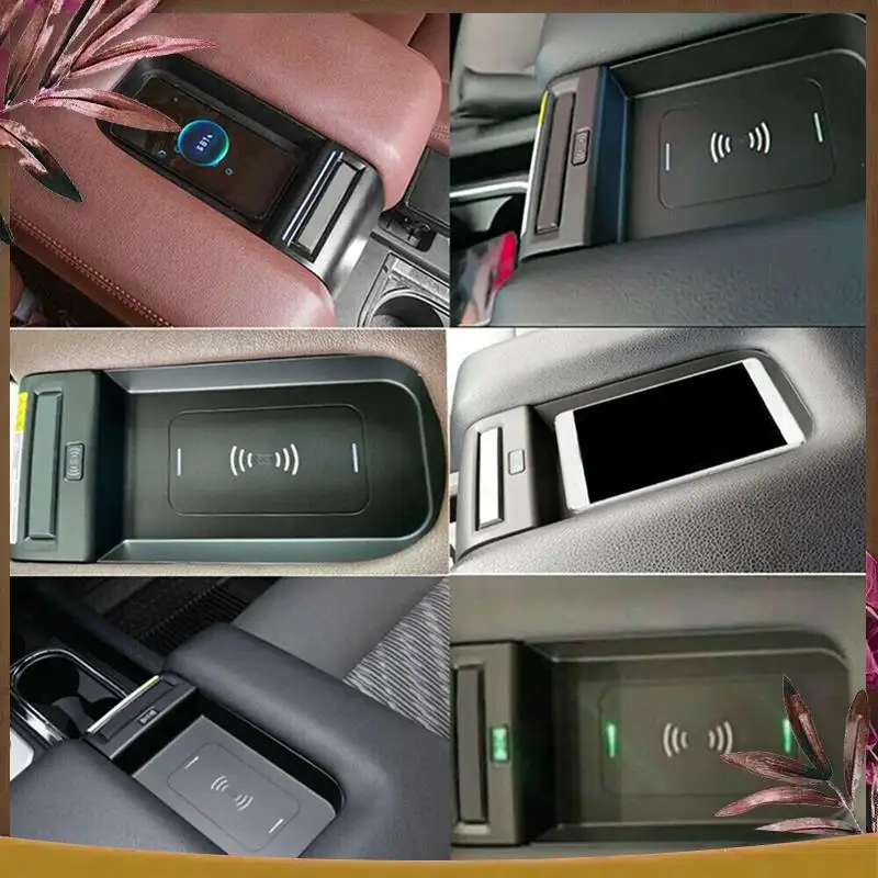 

AB59-Car Center Console Wireless Charging Tray Replacement Parts Accessories 2014-2021 Fit For Toyota 00016-34506 0001634