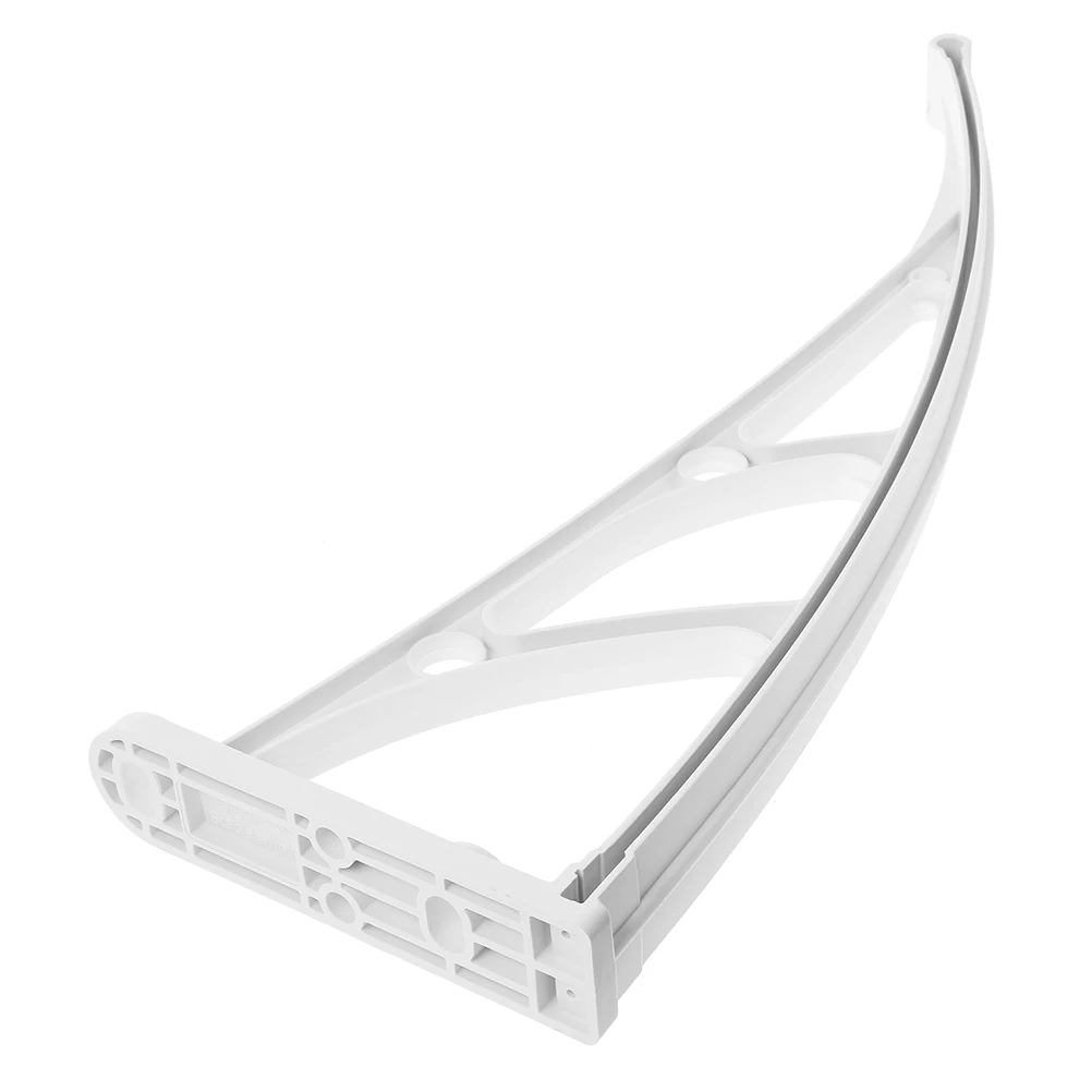 

Silent PVC Awnings Brackets 600mm Base 190mm Slot 6mm Reinforced Plastic Steel For Windows Doors Patios Outdoor Stable Reliable