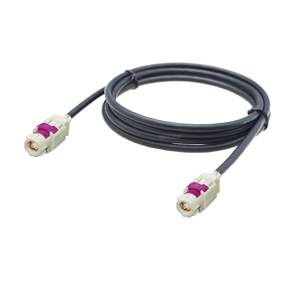 1Pcs LVDS Cable 4 Pin White Fakra HSD Code B Female Decar 353 for BMW CIC COMBOX USB Cable E90 E60 E87 E70