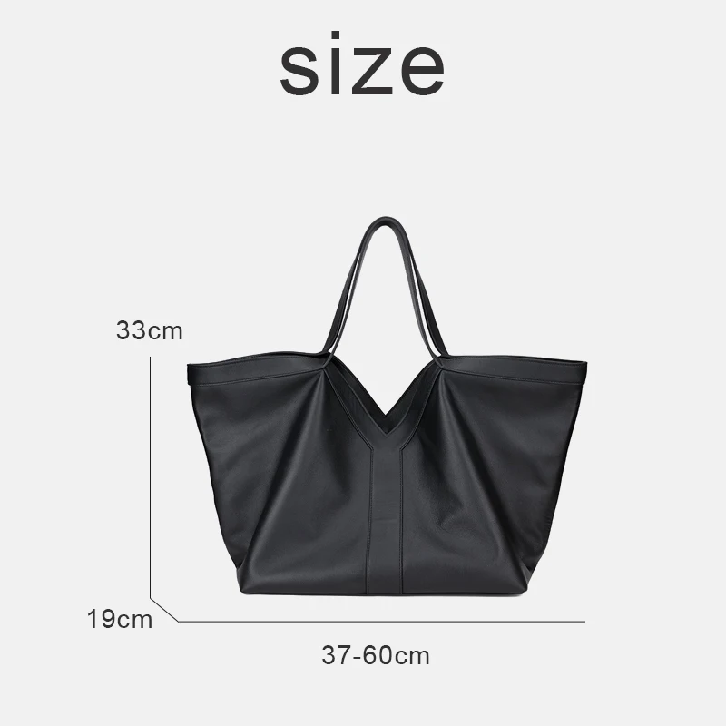Custom Initials Leather Oversized Tote Bags For Women Luxury Designer Handbag Purses 2026 New In Suede Cowhide Underarm Shoulder