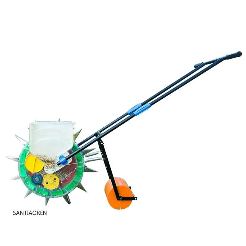 

2025Factory Price Portable Farm Machinery Bean Peanut Seeding Planter Manual Push Hand Corn Seeder Machine
