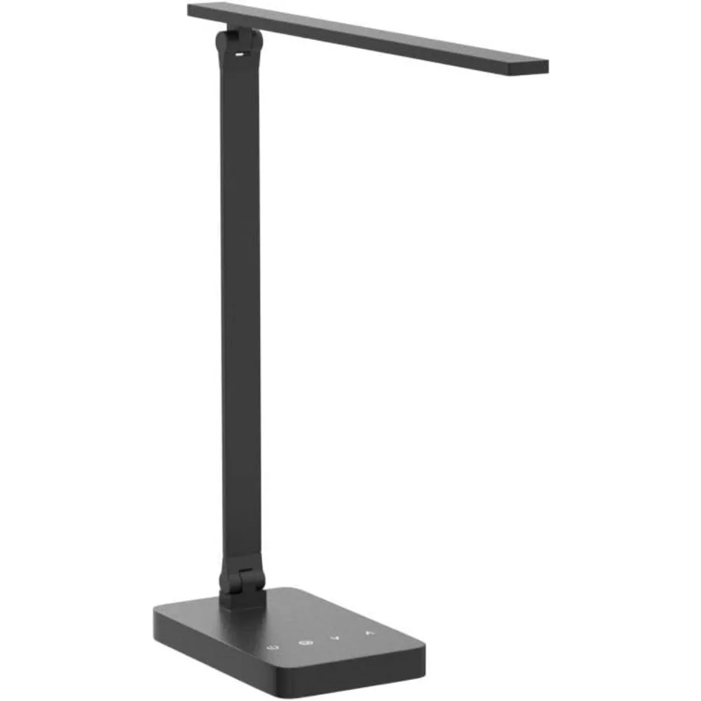 مصباح مكتبي LED من Lepro مع منفذ شحن USB قابل للتعتيم للمنزل والمكتب والتحكم باللمس مصباح طاولة القراءة، 3 أوضاع ألوان مع 5 سطوع