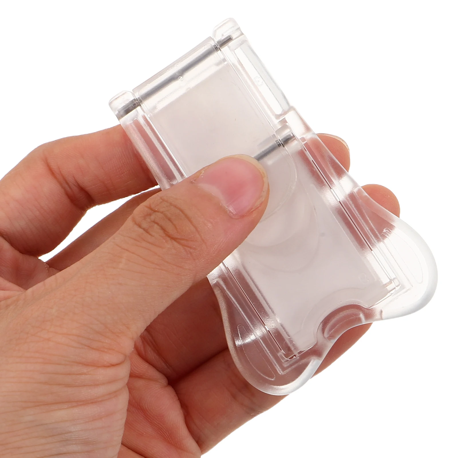 4 قطعة أقفال نافذة سلامة الطفل شفافة انزلاق الباب الطفل برهان مزلاج سهلة التركيب العالمي صالح دائم ABS #1