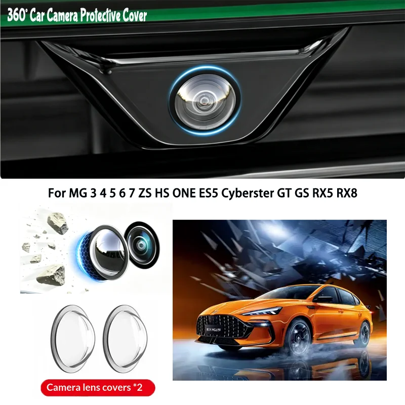 Car camera protective cover lens cover For MG 3 4 5 6 7 ZS HS ONE ES5 Cyberster GT GS RX5 RX8