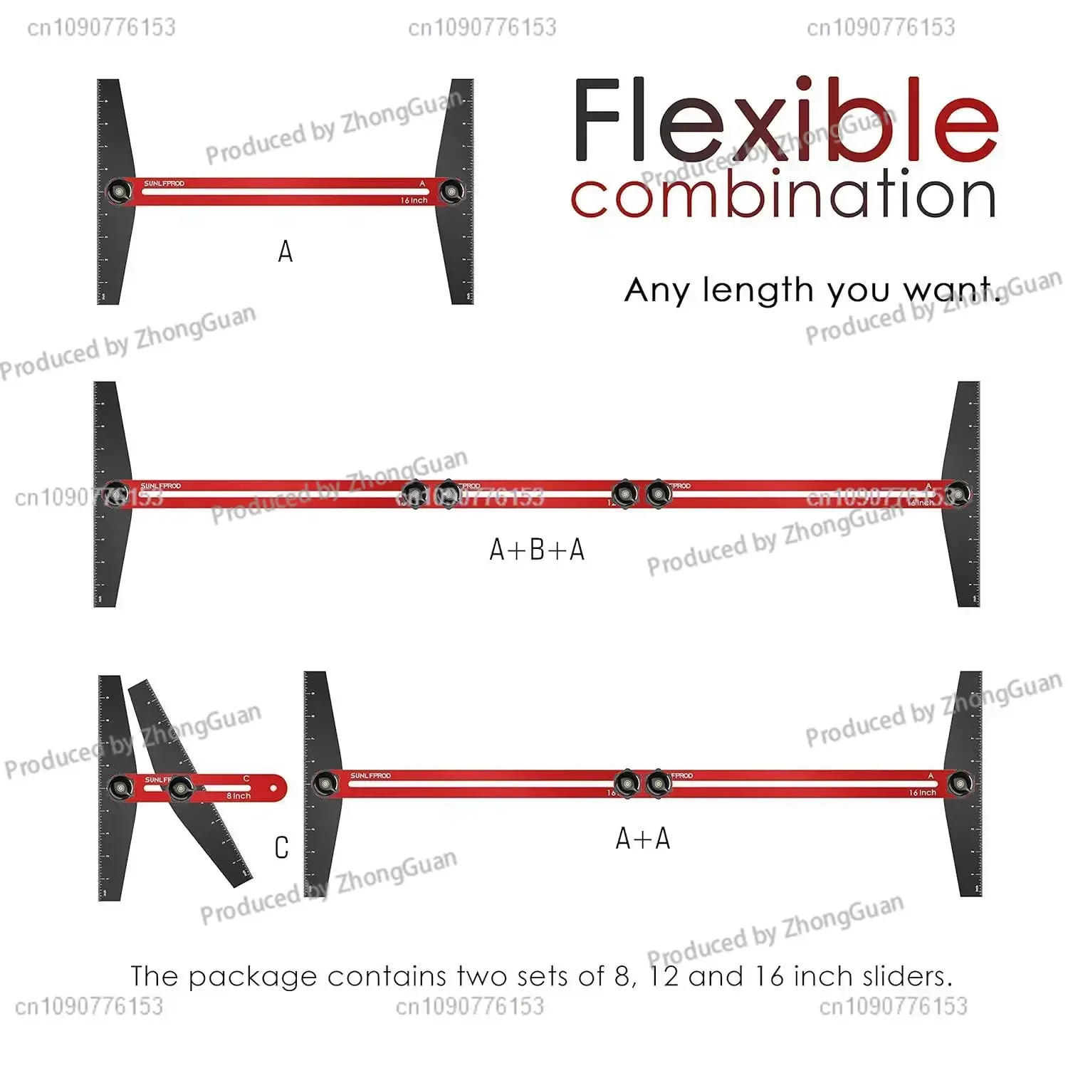 Multifunctional New Stair Ruler, Stair Measuring Ruler, Home Stair Decoration Tool Tread