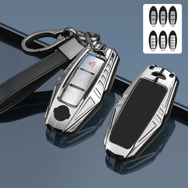 Zinc alloy Car Key Protective Case  Applicable to Infiniti G25 G35 G37 Q50 Q60 Q70 QX55 JX35 QX50 QX60 QX80  view 2