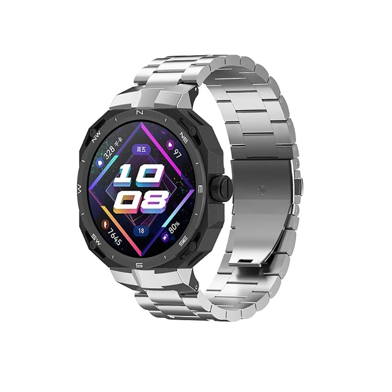 Pulsera de acero inoxidable para Huawei watch gt cyber Watch, correa de Metal, accesorios de repuesto