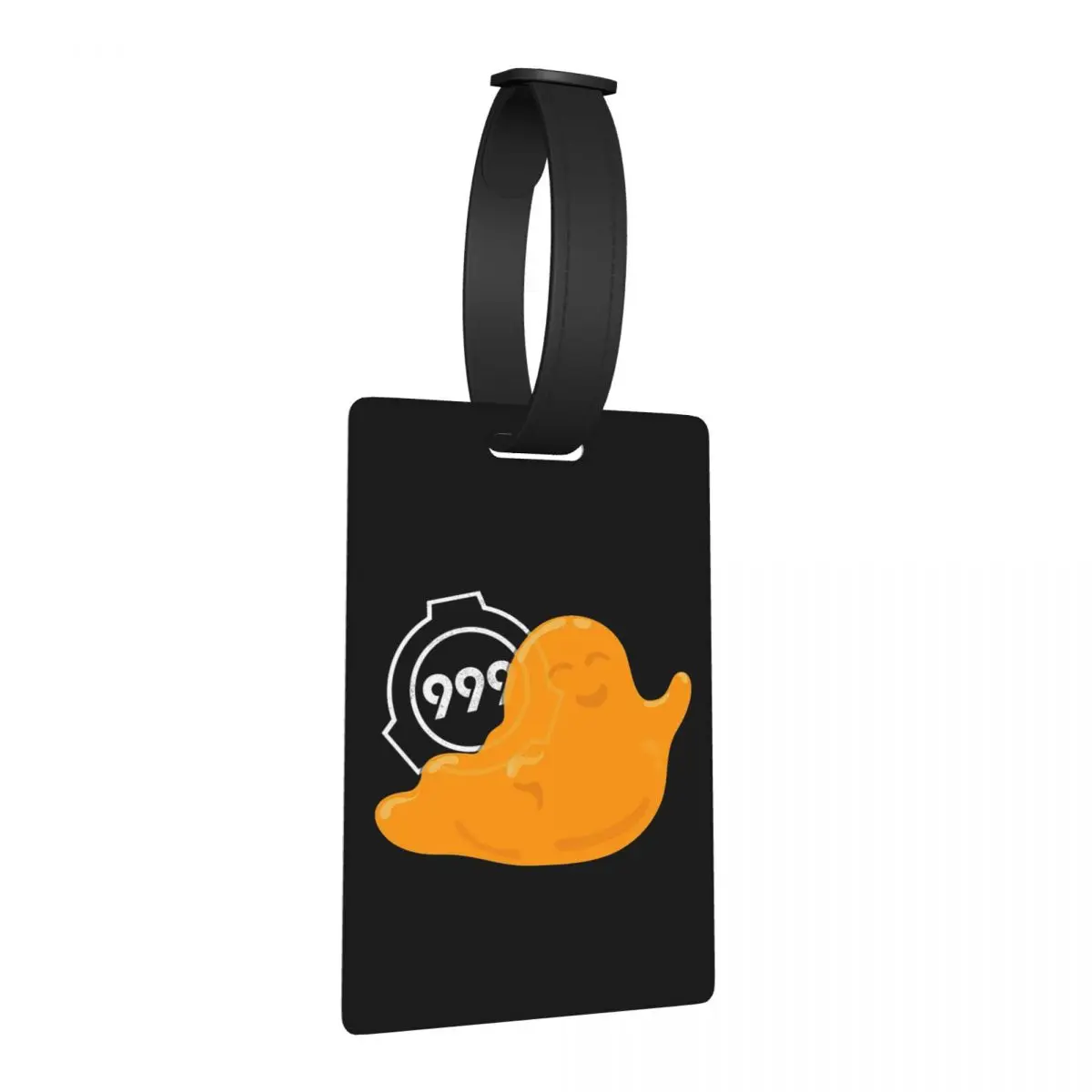 

SCP 999 The Tickle Monster Luggage Tags Suitcase Accessories Travel Cute Baggage Boarding Tag Label Holder ID Name Address
