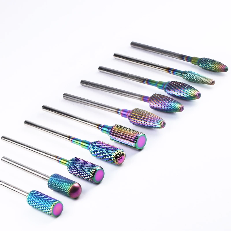 Punta da trapano per unghie in carburo di tungsteno Fresa per unghie elettrica per macchina per manicure Accessori per unghie Ruota punte per fresatura per unghie