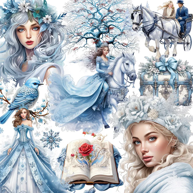 The Ice Queen Stickers Crafts And Scrapbooking stickers kids toys book Decorative sticker DIY Stationery