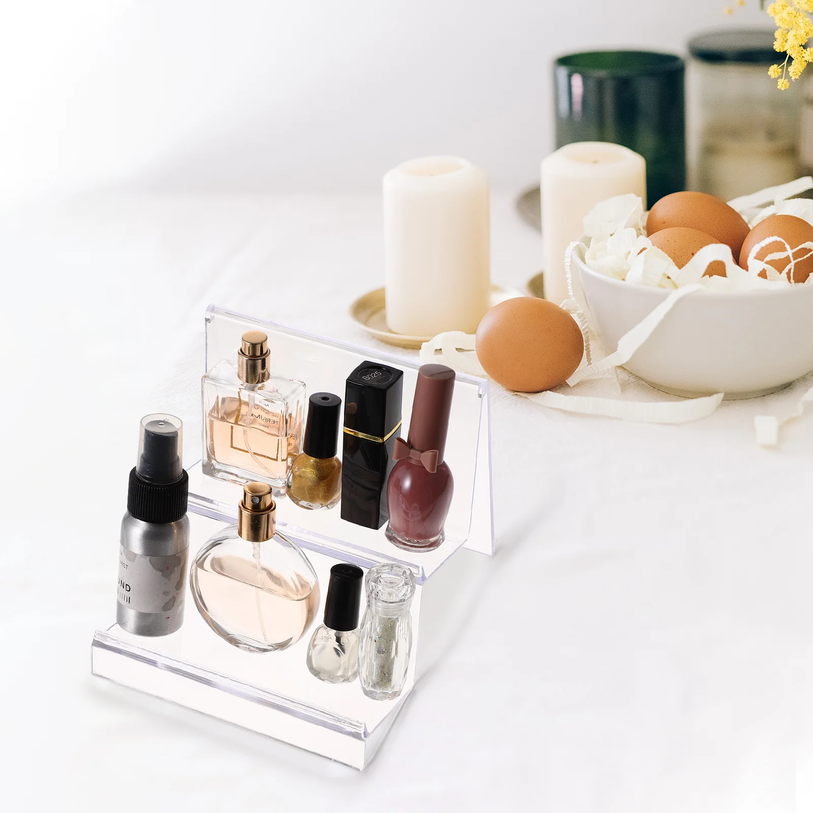 

Acrylic Storage Rack Wallet Display Stand Clear ganizer for Desk Home Office Use Jewelry Phone Holder