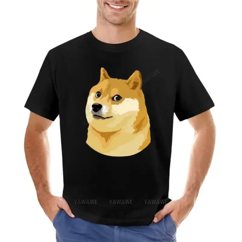 New Arrival Doge Coin graphic tees black for men T-Shirt man t-shirt oversized t shirt Hot Sale Sweatshirt