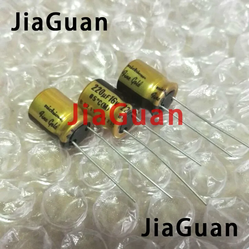 10PCS NICHICON FG 16V220UF 10x13MM fine gold 220UF 16V FineGold 220UF16V MUSE Audio Capacitor 220uF/16V