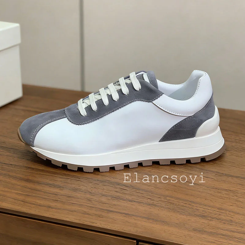 Flat Shoes Women Mixed Color Lace Up Casual Shoes Spring Autumn Breathable String Bead Decor Tennis Shoes Zapatos De Mujer