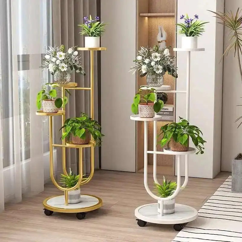 

Aesthetics Modern Simple Flower Rack Living Room Design Plant Display Shelf Wedding Decoration Art Planten Rek Home Furniture