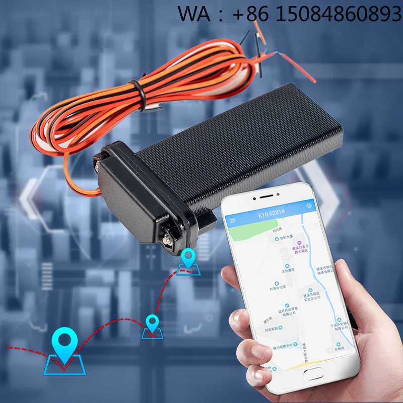 Private Label 2G Car GPS Tracker Wide Voltage 9-95V Waterproof  Car 3PIN Motorcycle GPS Tracker