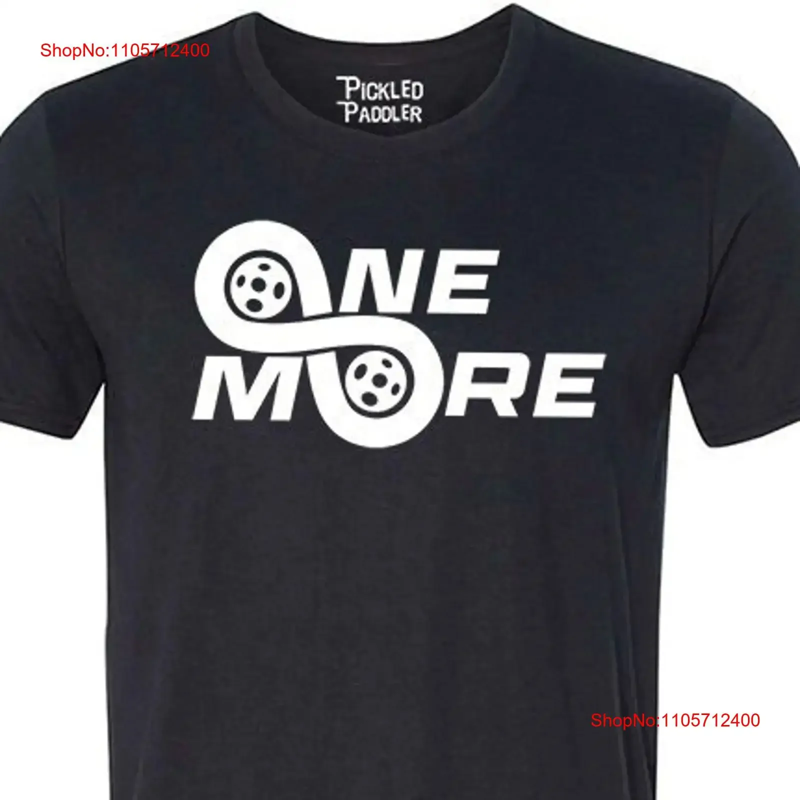 Performance Quality Soft Wicking One More Pickleball T shirt Men's vintage Washed streetwear Versatile designer clothes graphic