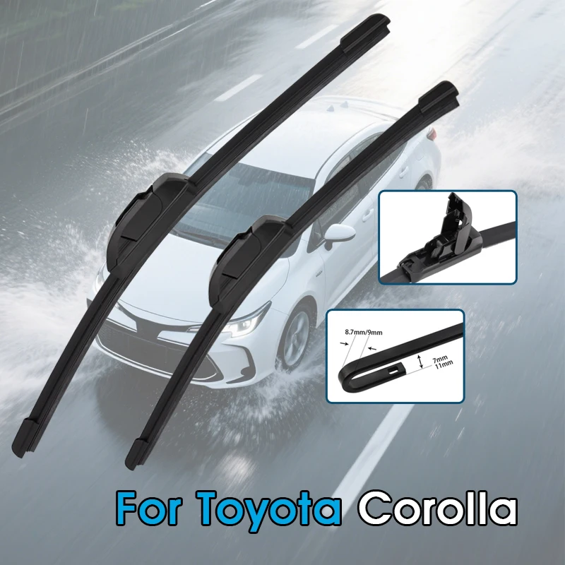 

Автомобильные щетки стеклоочистителя для Toyota Corolla E120 E140 E150 E170 E180 E210 GZEA14R CROSS 2001-2025, щетки переднего стекла, автомобильные аксессуары