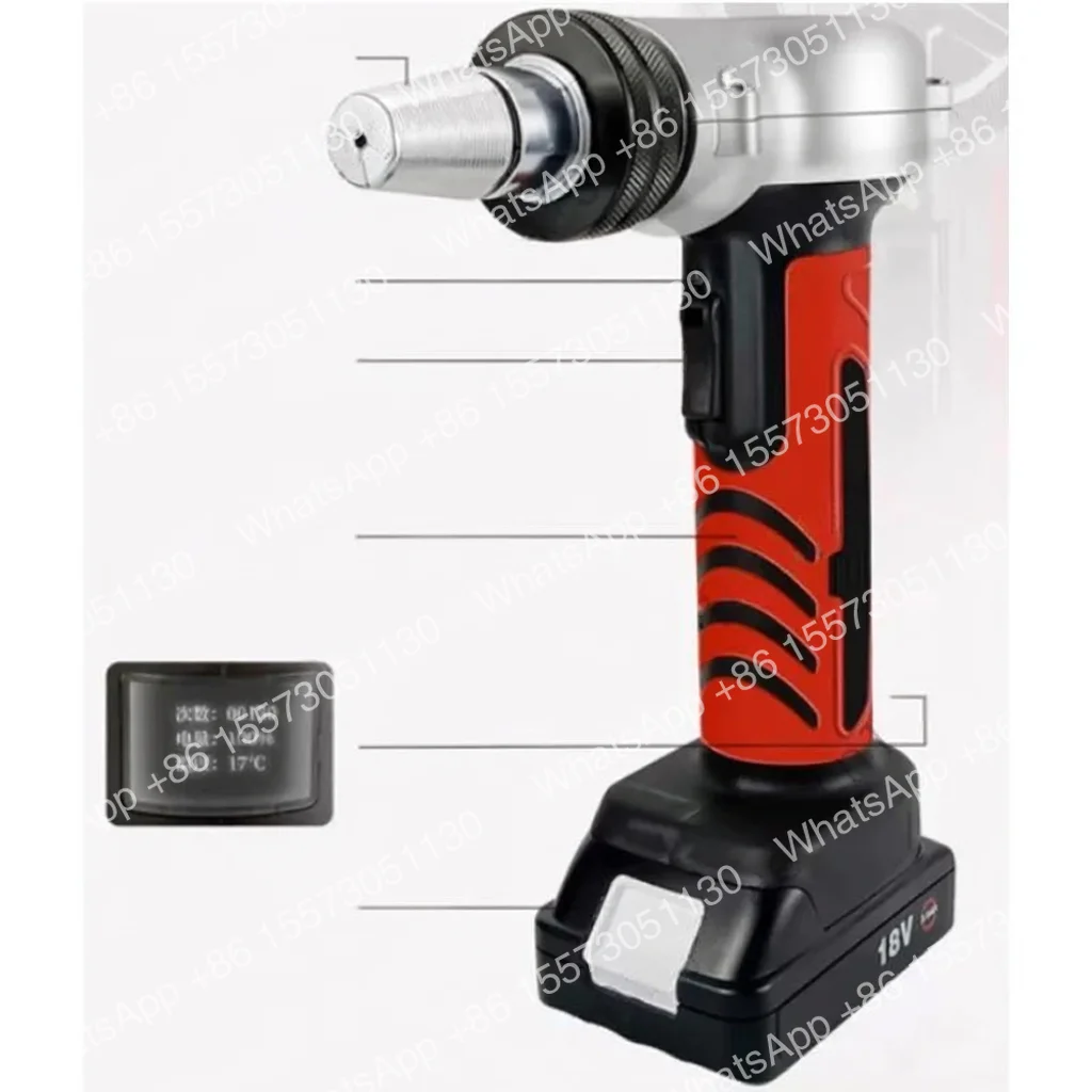 HL-1632 E-Xa Cordless Tube Expansion Tool Kit  Lithium Battery Expander Flaring Tool for Air Conditioners Floor Heating Tube