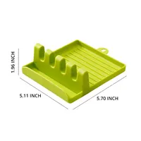 [Hot Sales] 1Pcspatula Rack Pot Lid Rack Shelves Counter Top Shovel Spoon Shelf Soup Spoon Pad Put Soup Spoon Chopsticks Holder 5