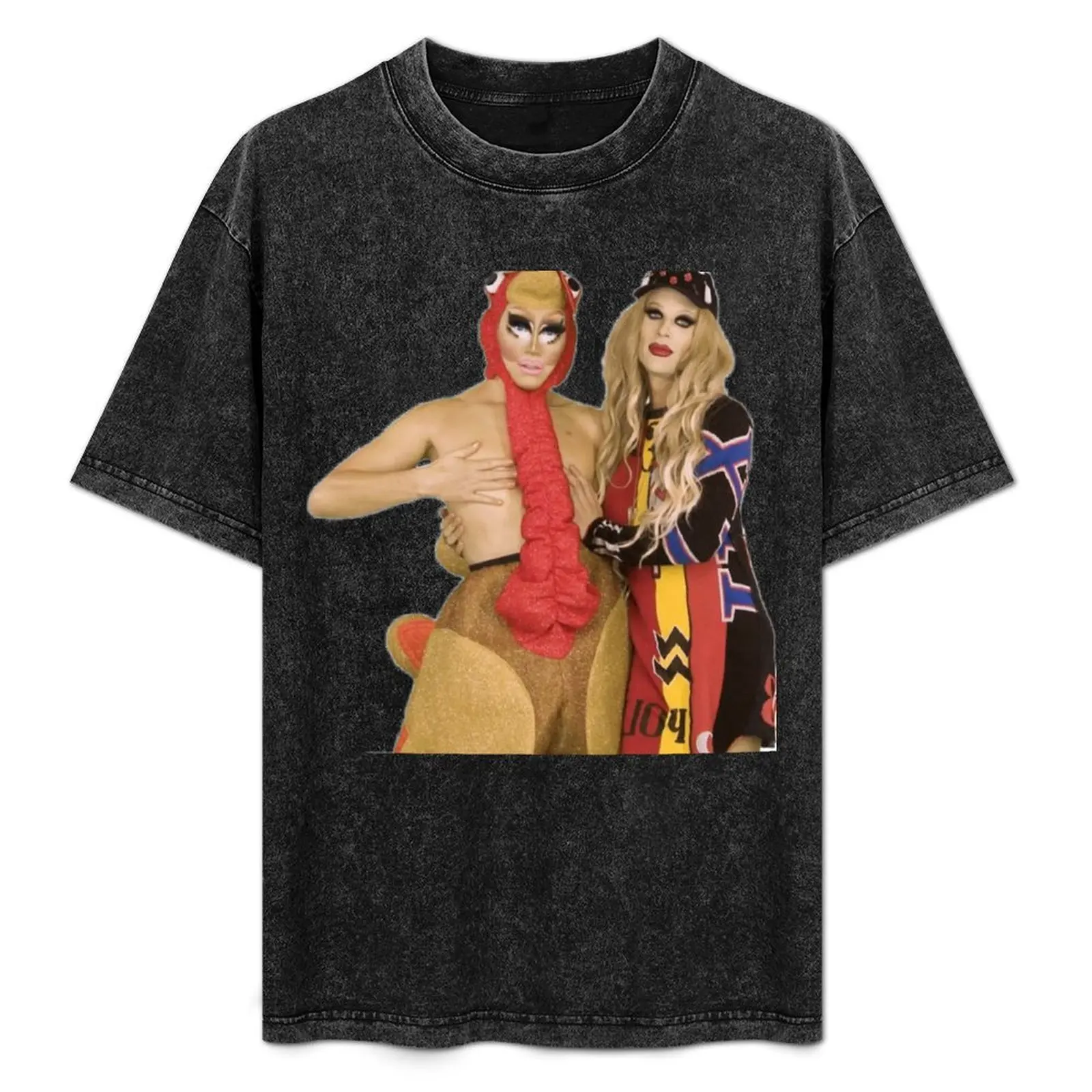 UNHhhh Thanksgiving Trixie and Katya T-Shirt cute tops Blouse shirts men graphic