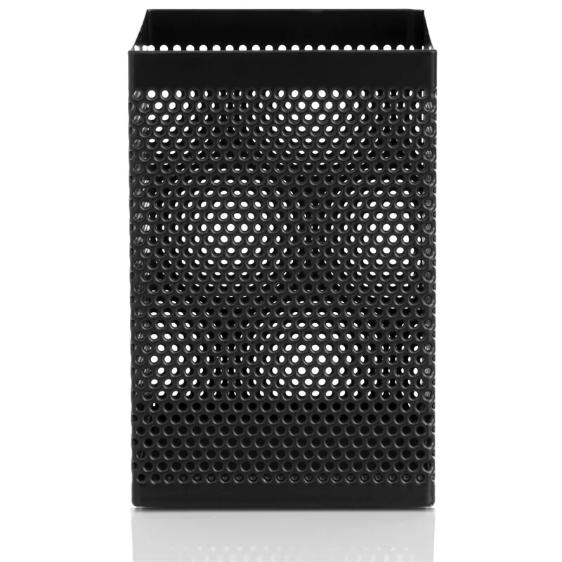 

Deli Secure Metal Mesh Pen Holder Pen Stand Round/Square with Simple Design Large Capacity Multifunctional Office Supplies