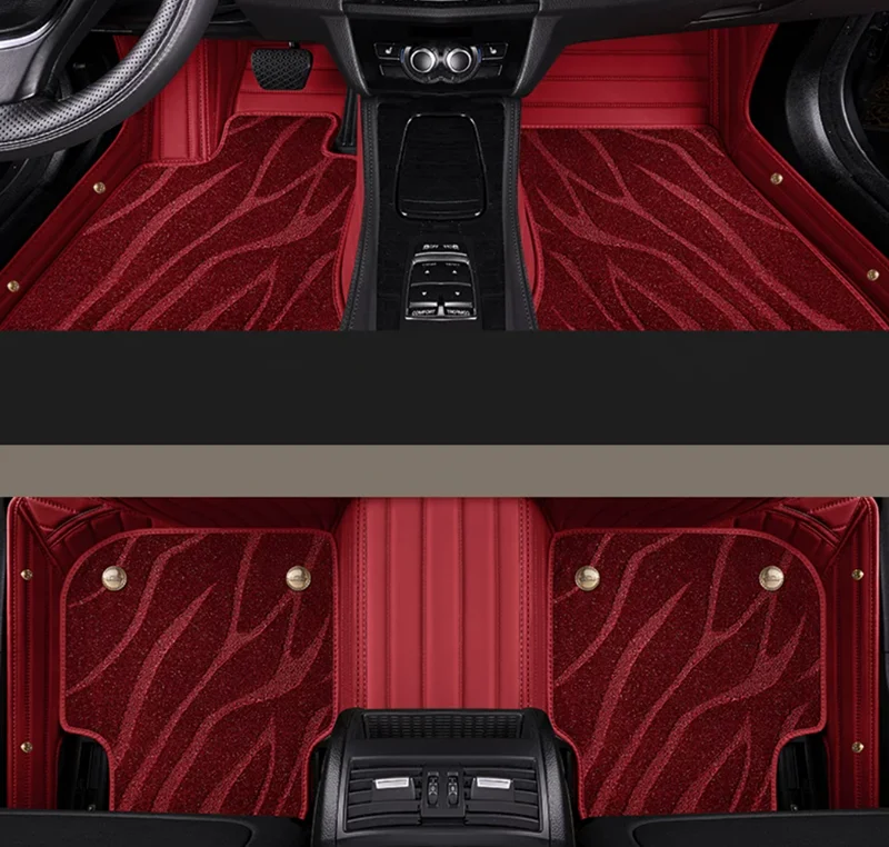 Custom special car floor mats for Mercedes Benz AMG GT 43 53 63 X290 2025-2018 durable double layers carpets for GT53 2024